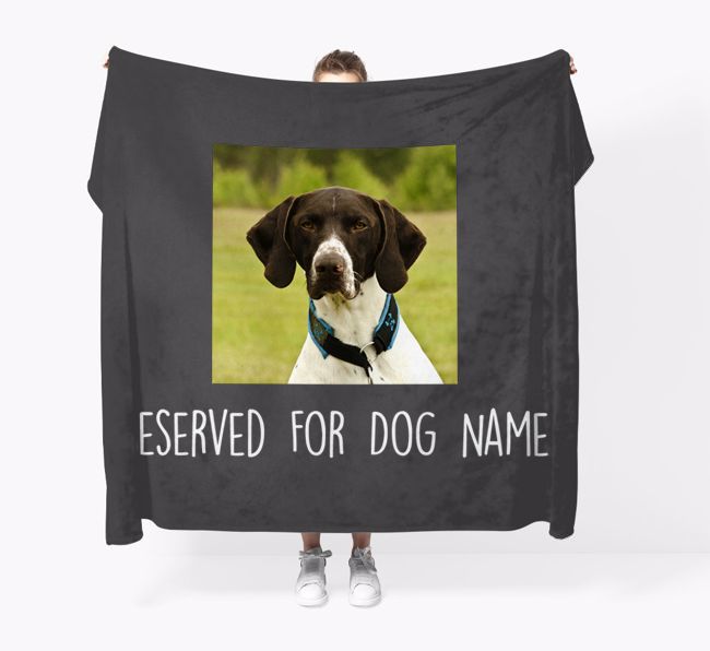 'Reserved for...' - Personalized {breedFullName} Throw Blanket